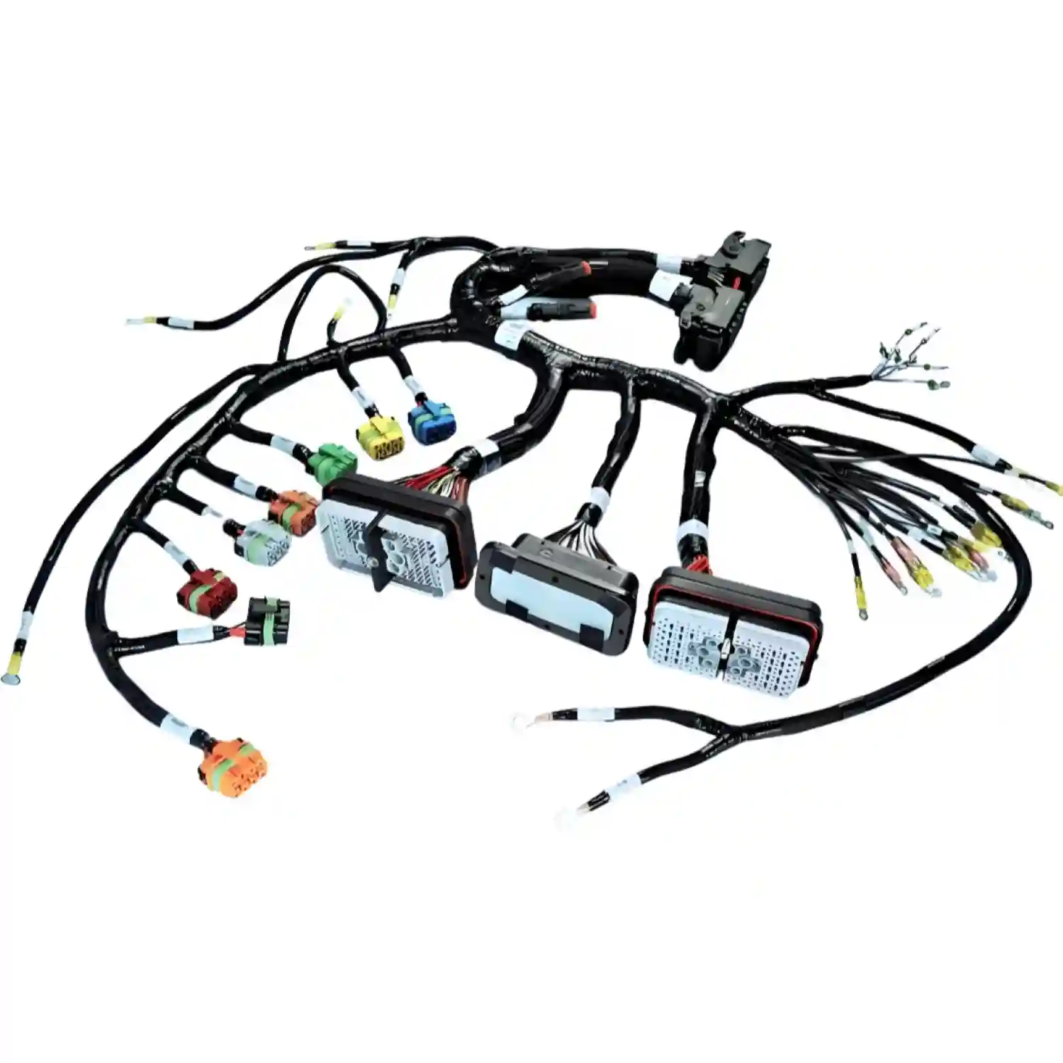 Engine wiring harness production line
